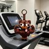 Hanging Dog Plushie Plush Muscular Bag Charm Stuffed Pendant for Charm Backpacks Handbags Schoolbags Animal with Metal Ring Handbag Accessory