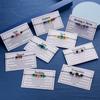 Naturstein Bunte Perlen Minimalistisches Armband Klassisch Herren Damen Buddha Schwarzes Lavastein Tigerauge Armband Yoga Meditation Schmuck