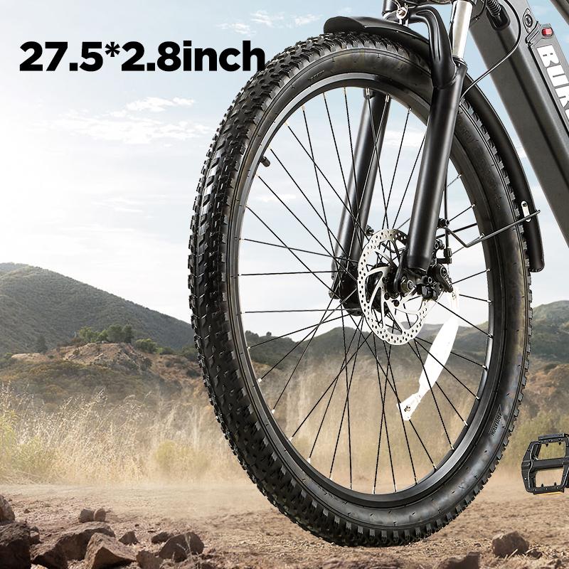 BURCHDA Elektrofahrrad Bloody RX70 W45KM/H, 27,5 Zoll, Lithiumbatterie 48V20AH, Mountainbike für Erwachsene