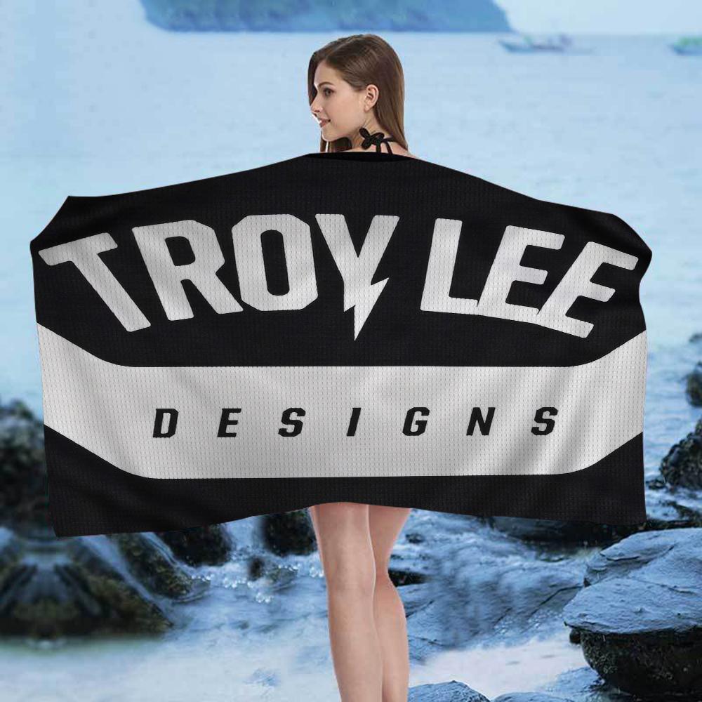 Troy Lee Designs Asciugamano da Spiaggia Stampato in Microfibra Alpinismo Yoga Spiaggia Nuoto Corsa Assorbente Morbido Asciugamano