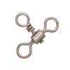 Bearing Barrel Trident Fishhook Connector Cross Line T-shape Fishing Swivels 3 Way Bearing Swivel