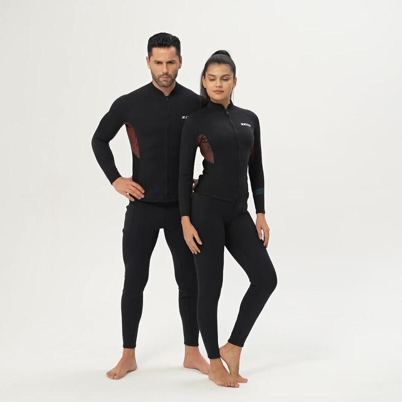 Men's 1.5mm Long Sleeve Split Wetsuit Top