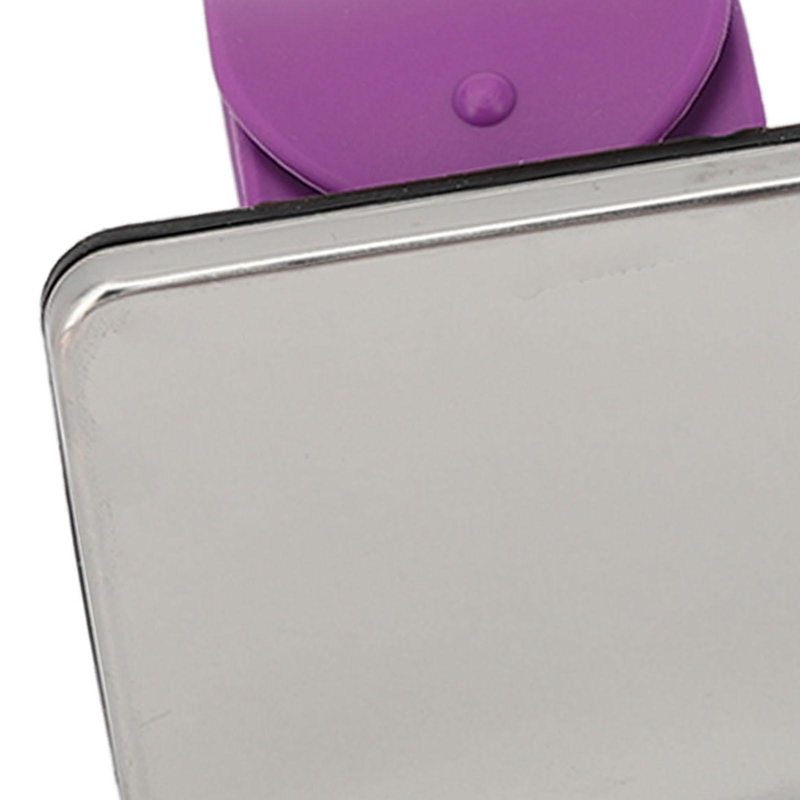 

Магнитная силиконовая палитра для смешивания макияжа, ремешок на запястье, браслет, косметический аппликатор, прямоугольник, фиолетовый