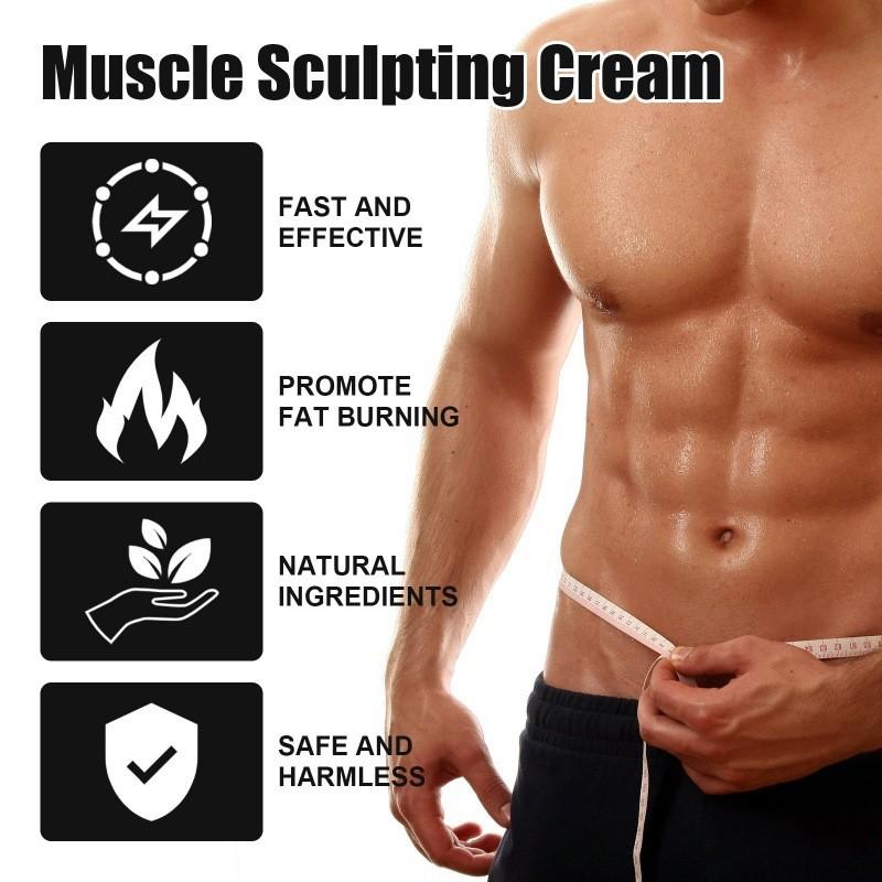 West Month Muskelformungscreme zum Straffen und Definieren der Bauchmuskeln mit schlankmachenden Eigenschaften