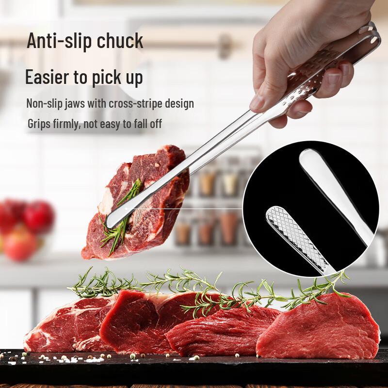 Stainless Steel Kitchen Food Tongs