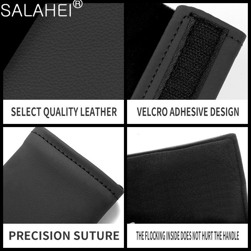 2Pcs Leather Seat Belt Covers Car Shoulder Pad Seat Belt For Opel Astra Insignia Corsa Zafira Meriva Mokka Vivaro Vectra Antara B6