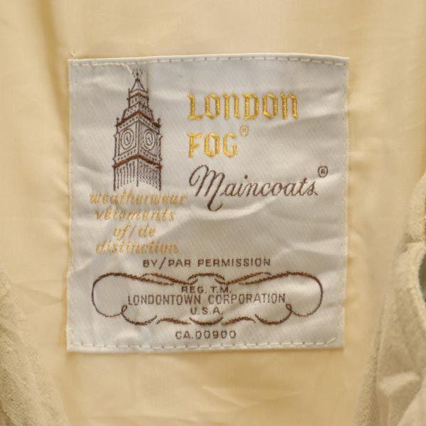 LONDON FOG 70s 80s vintage RAINSKINS Stainless collar coat 18 beige Biggs Women Used