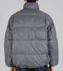 Button Seoul [Duck Down 80/20] Magnet Button Duck Down Short Padded Jacket (Grey)
