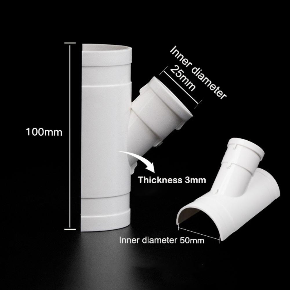 Patch Nou Reparare Tub PVC Alb Teu Deschis Fitinguri Reparare Țeavă Drenaj 50 75 110 Accesorii Instalații Sanitare Exterior