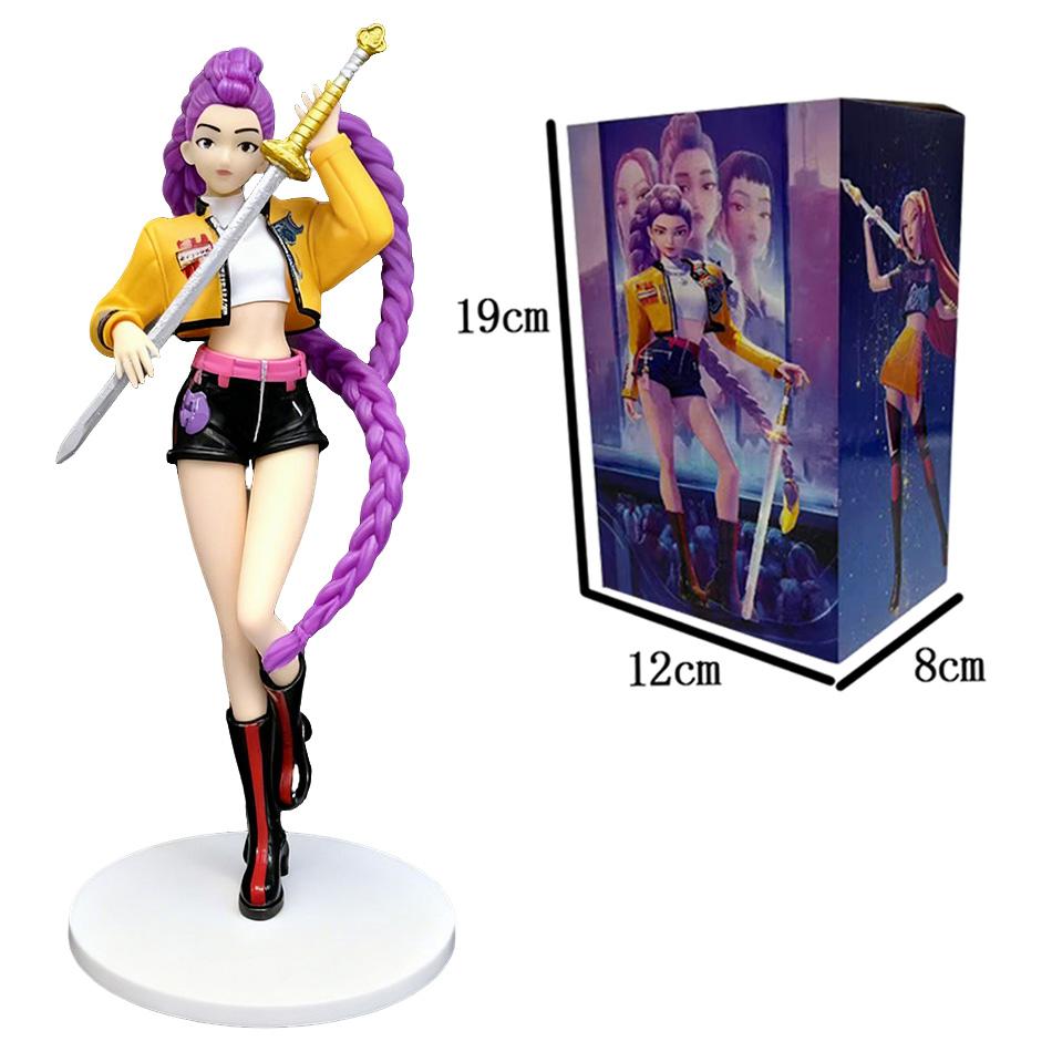 New Kpop Demon Hunters Figure K-Pop Demon Hunters Figures Huntrix Figures Toy Derpys Rumi Mira Zoey Sussy Figurine Ornament