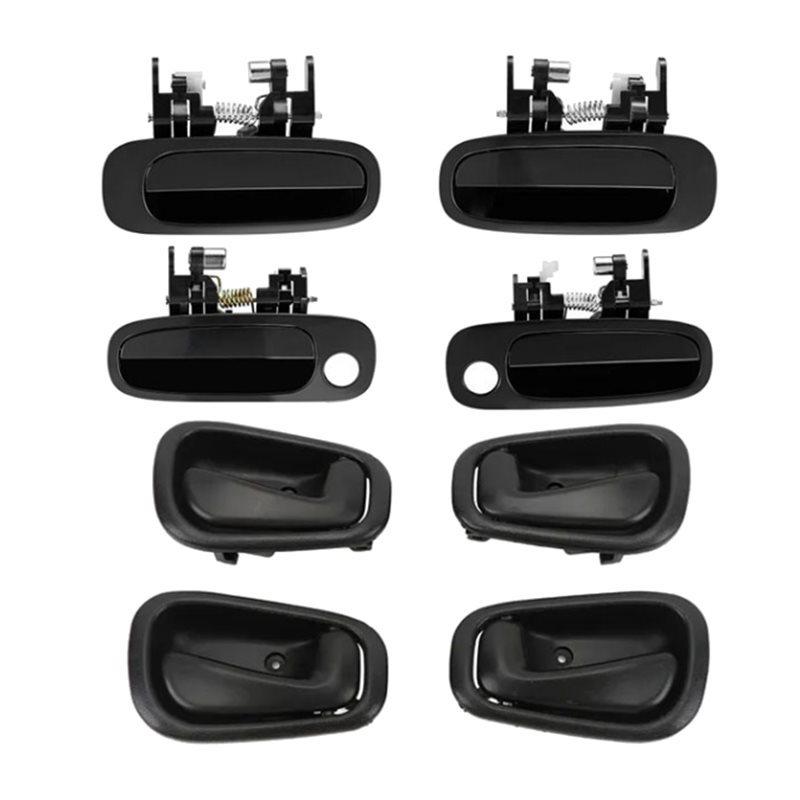 For Toyota Corolla 1998-2002 Car Door Handles Internal& External Part Numbers 69206-02050 69220-02040 69240-02030