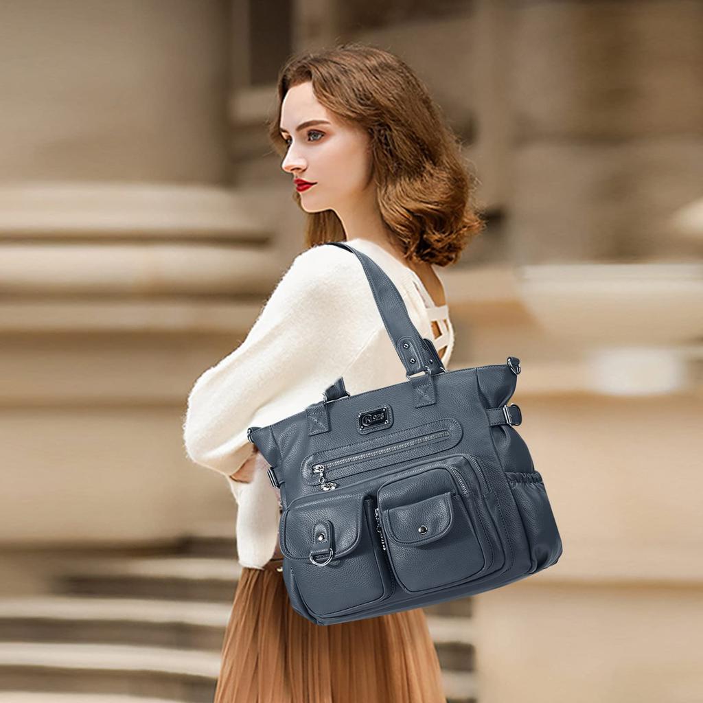 Geantă de umăr Geantă de mână Geantă crossbody Geantă tote A4 3 moduri Ușoară pentru naveta la școală sau călătorii Populară Elegantă Impermeabilă Cadou de ziua de naștere
