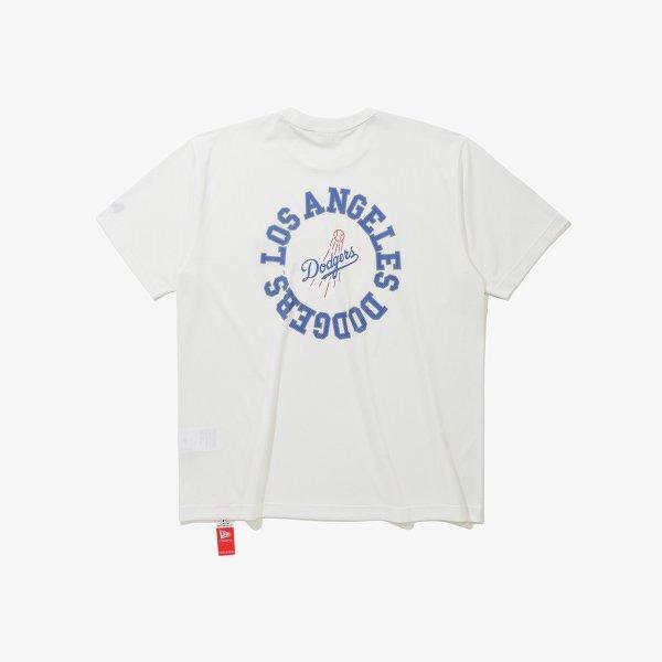 New Era Mlb La Dodgers Mesh T shirT Off whiTe 15147533