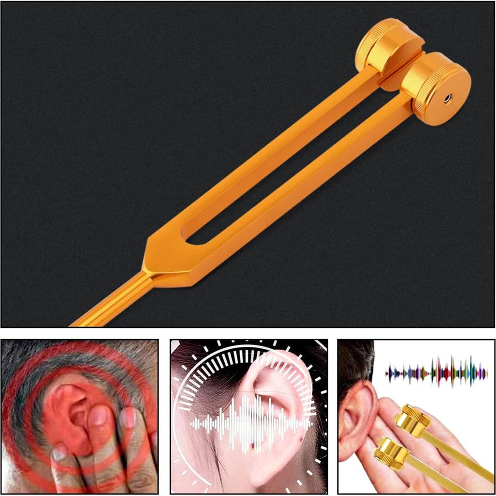 Set Di Diapason In Lega Di Alluminio Chakra Con Martelli, Argento