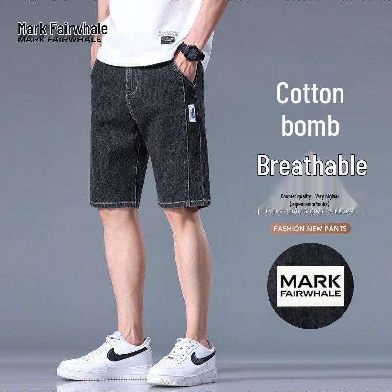 MARK FAIRWHALE Men s 2026 Quick-Dry Ice-Feel Cotton Shorts 30