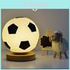 Football Glass Night Lamp Light For Home And Gift Decorations