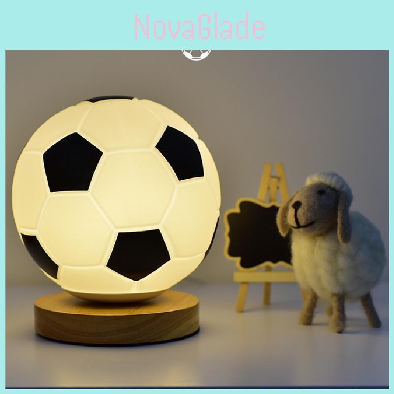 Football Glass Night Lamp Light For Home And Gift Decorations