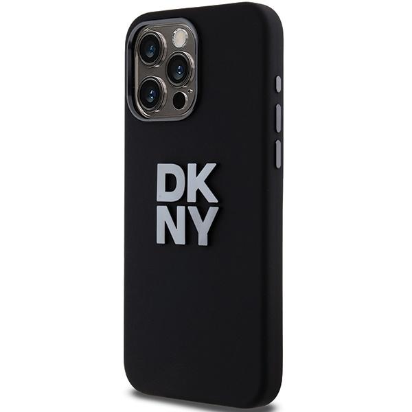 Dkny Dkhcp15Lsmcbsk Iphone 15 Pro6.1 Czarny/Black Hardcase Liquid Silicone Metal Logo
