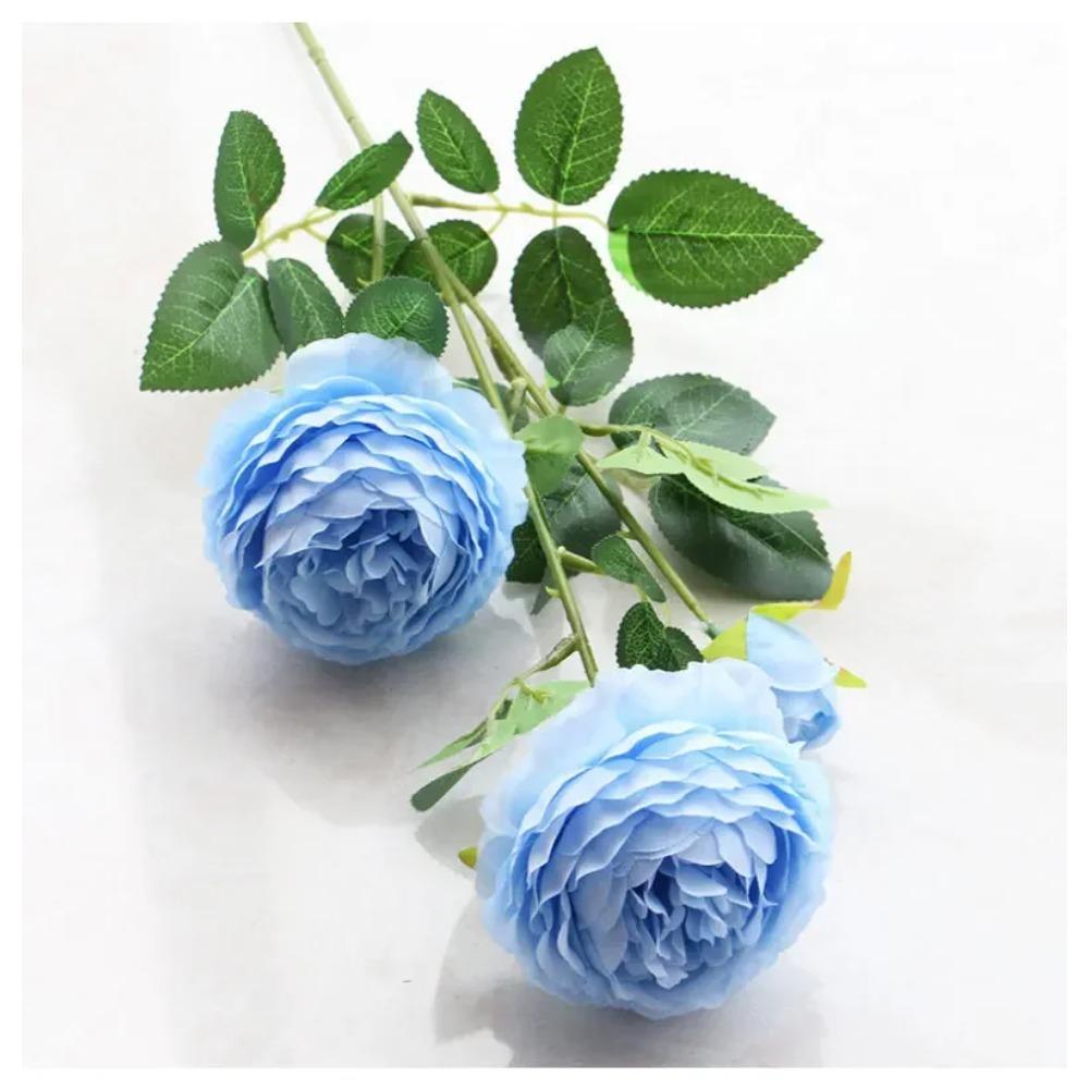 European Style Artificial Peony Flower Bouquet for Home Garden Living Room Party Decorations Wedding Party Supplies Fake Flowers