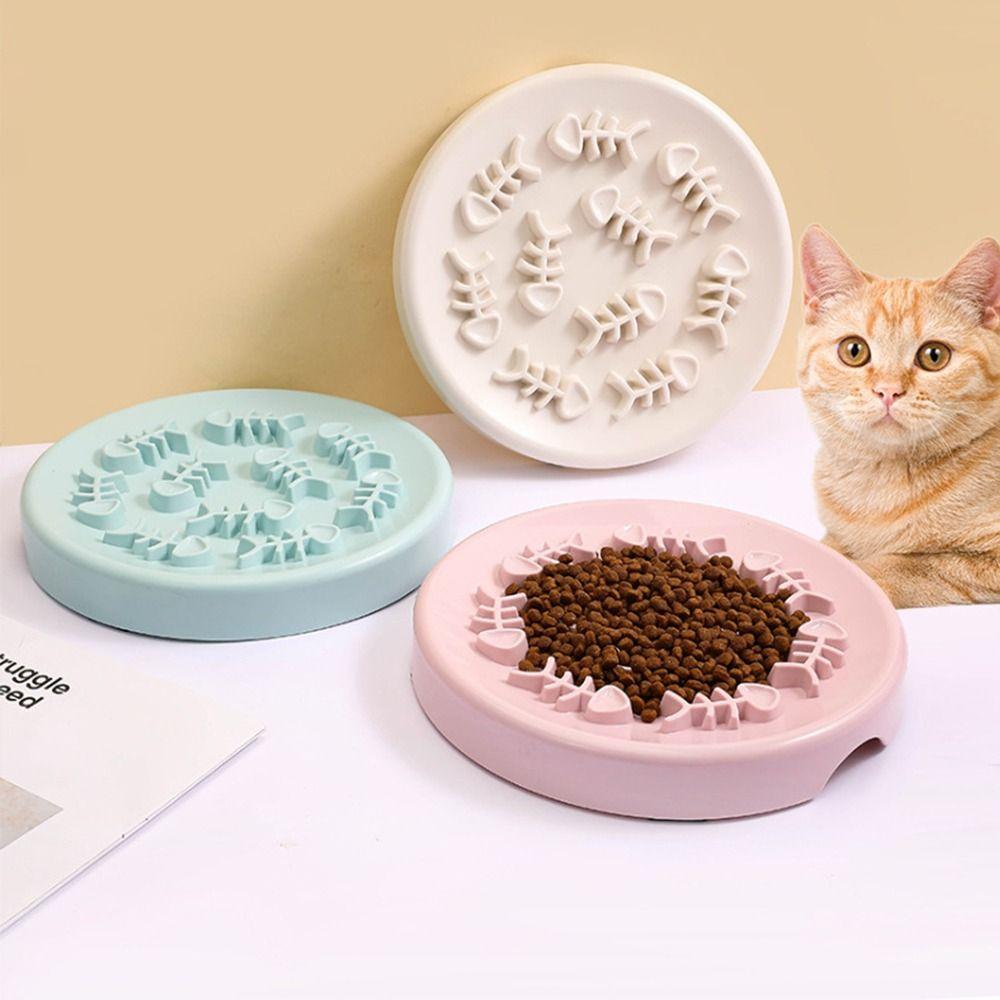 Non-slip Bottom Cat Feeder Bowl ABS Pet Dishes High Quality Pet Bowl Feeding Supplies