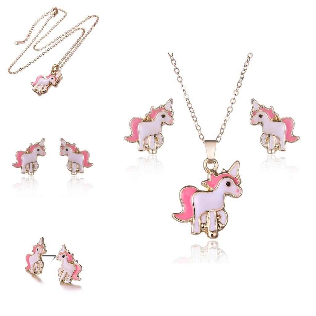 Cute Animal Necklace Set European And American Hot Selling Alloy Jewelry Set