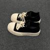 American thick-soled high-top big-headed board shoes Kid Wang Linkai couple shoes high-end Derby Martin boots