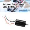 Black Metal 550 Carbon Brush Motor Replacement for WLtoys 144001 1/14 RC Car Upgrade Parts DIY Modified