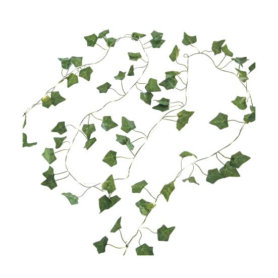 LED Ivy Leaf String Lights with Realistic Vines Decorative Fairy Lights Battery Powered Mood Lighting for Home Wedding Bedroom Holiday Patio Decor