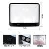 DIFEIUKI Reading 3x with LED Page Magnifying for Reading Low Gift Magnifier, Magnification, Light, Magnifier, Sheet, Portable, Newspapers, Maps,