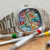 Square Retro Watch for Men Light Luxury Brand Genuine Gift New Stainless Steel Strap Waterproof Quartz Watch