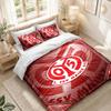 Bettwäsche-Set 1 Bettbezug 2 Kissenbezüge Mainz FC Aufdruck Schlafzimmer Heimdekoration