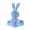 Apricot Lamb Blue Corduroy Bunny Plush Toy for Kids, Soft and Cute Fluffy Blue Corduroy Bunny for Girls and Boys, 23cm