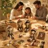 Handmade Fairy Boy Doll Set Boys Patchwork DIY Kit, Fabric Sewing Make 4 Family Weekend Activity Kits Boys, Craft Kit for Adults, Gift, Home Tabletop