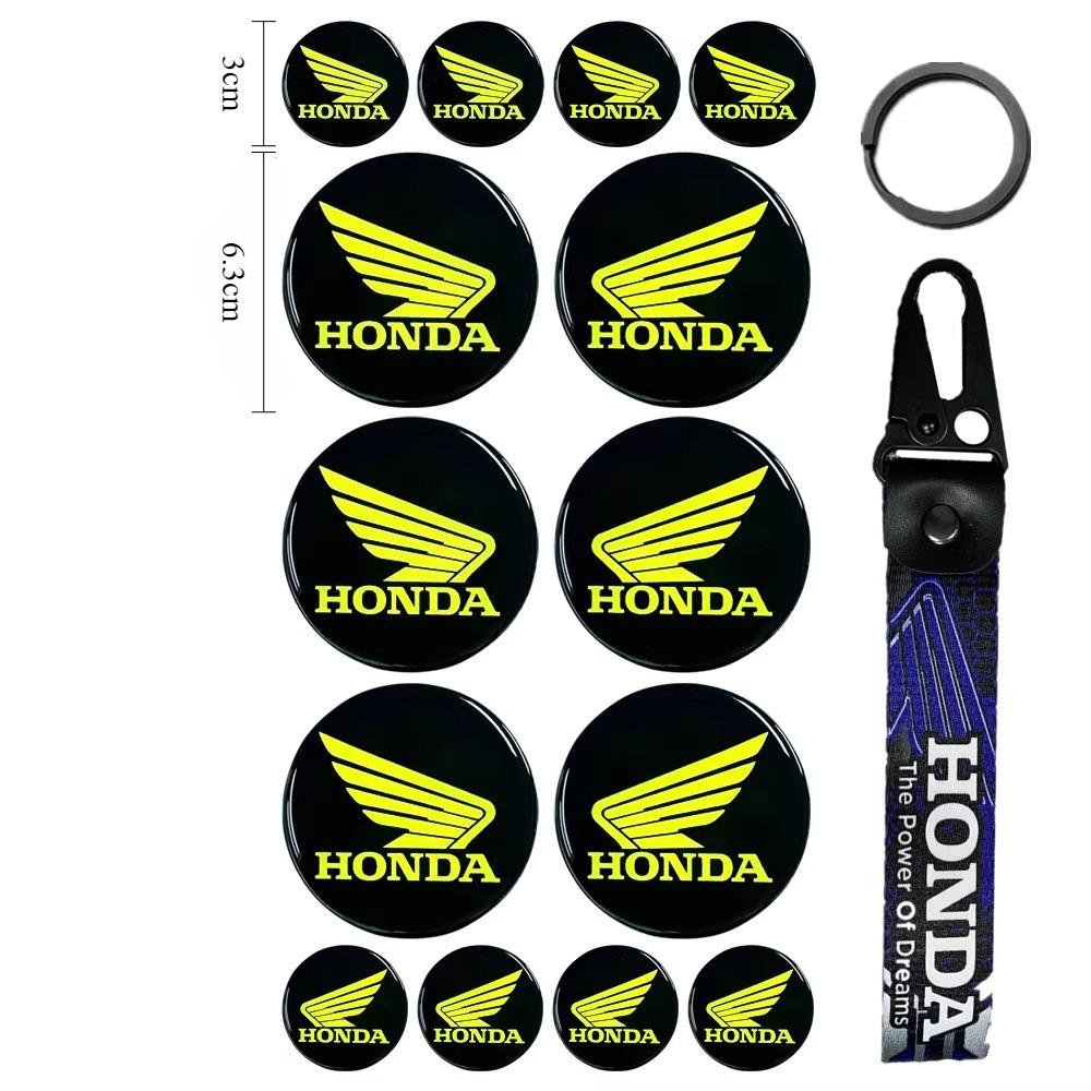 JBH4 Honda Sticker Motorcycle Parts Label Body Decoration 14 Piece Set 3D Drip Glue ProcessCBR400 CBR650R CBR1000R Pcx125