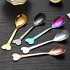 Stainless Steel Heart-Shaped Dessert and Fruit Fork Set for Kids