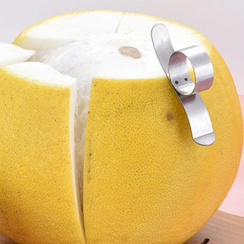 Orange Peeler Stainless Steel Ring Shape Versatile Portable Citrus Peeler Kitchen Supplies S