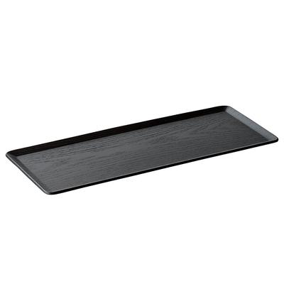 Placemat 365x145mm Willow Black Wooden 22257