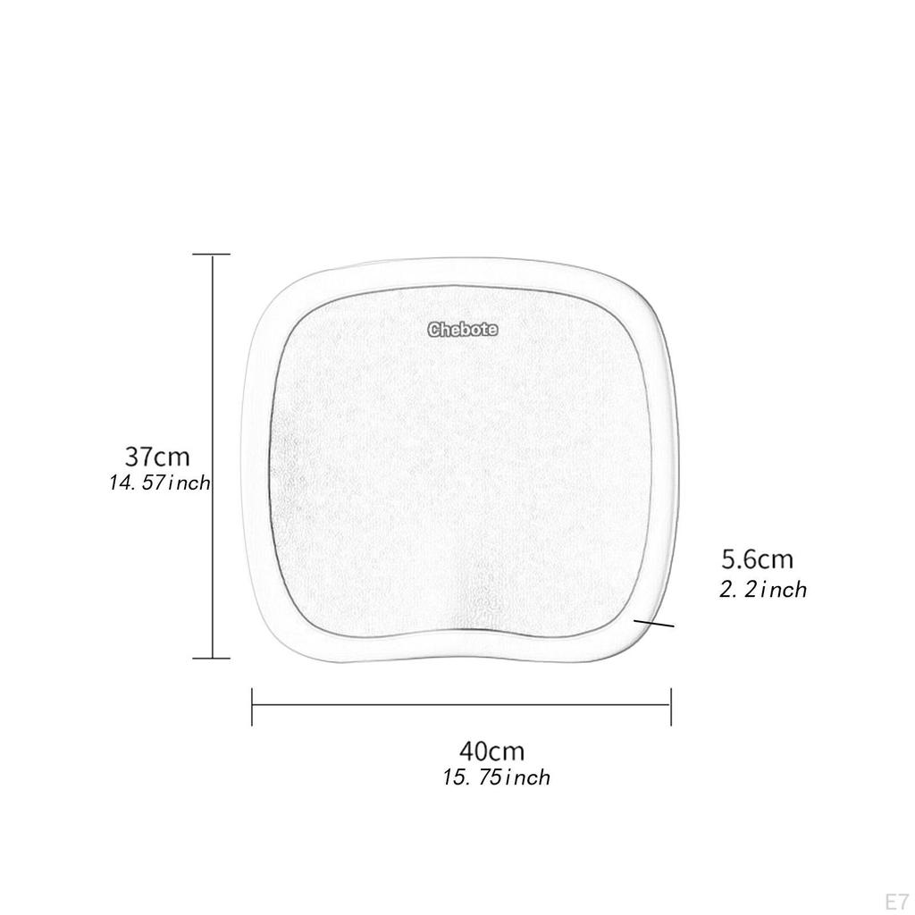 Comfortable Foam Seat Cushion for Chair Ergonomic Back And Buttock Support Pad Non-Slip