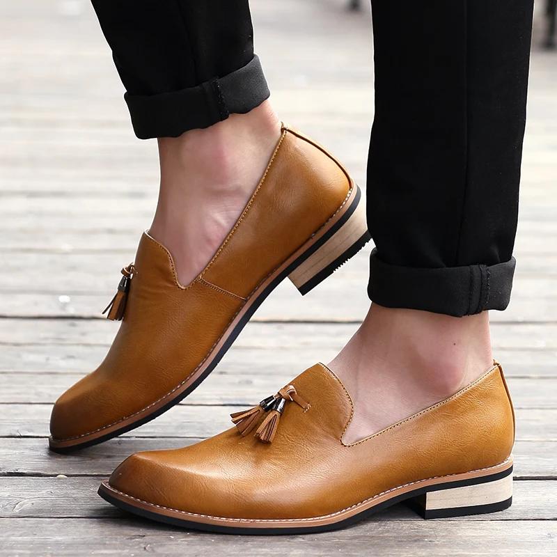 Men's Lassofer Small Leather Shoes High Quality Men's Shoes Fashion Casual Shoes Business Formal Wear Luxury Men's Loafers