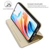 For Oppo Reno14 F 5G Case PU Leather Phone Cover with Card Holder Stand