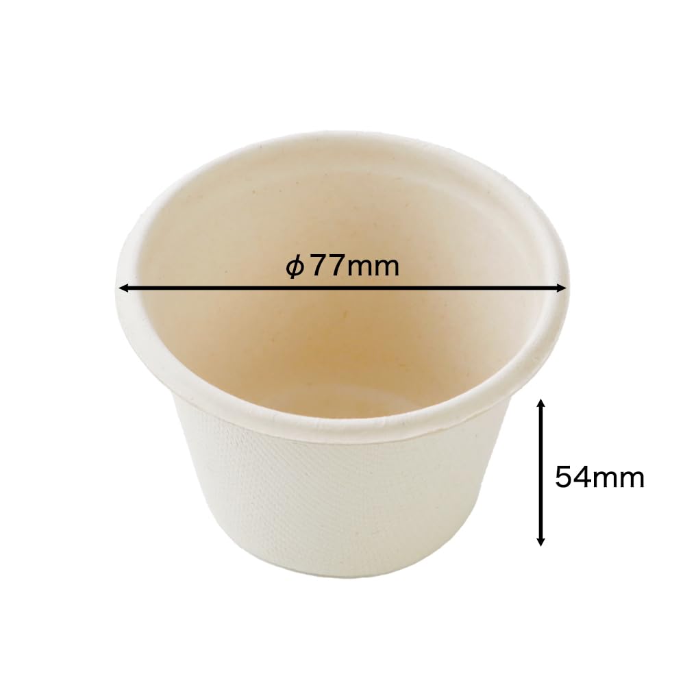ECO&BASIC Mini Cups, 3oz (90ml), Disposable, Pack of 50, CE-L048