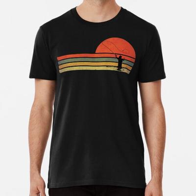 Retro Vintage Fliegenfischen, Geschenk für Fliegenfischen T-Shirt S-5XL Bestes T-Shirt