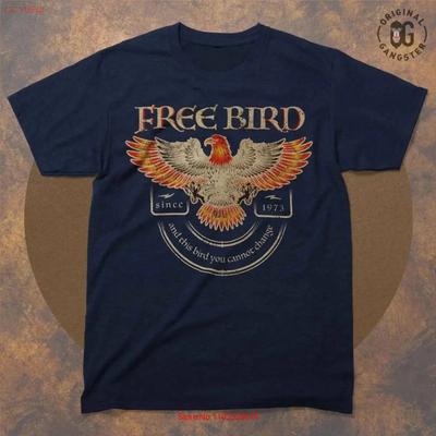 Vintage Free Bird Style T Shirt BESTSELLER Vintage Washed Designer Clothes Breathable Homme Top For Everyday Wear Slightly
