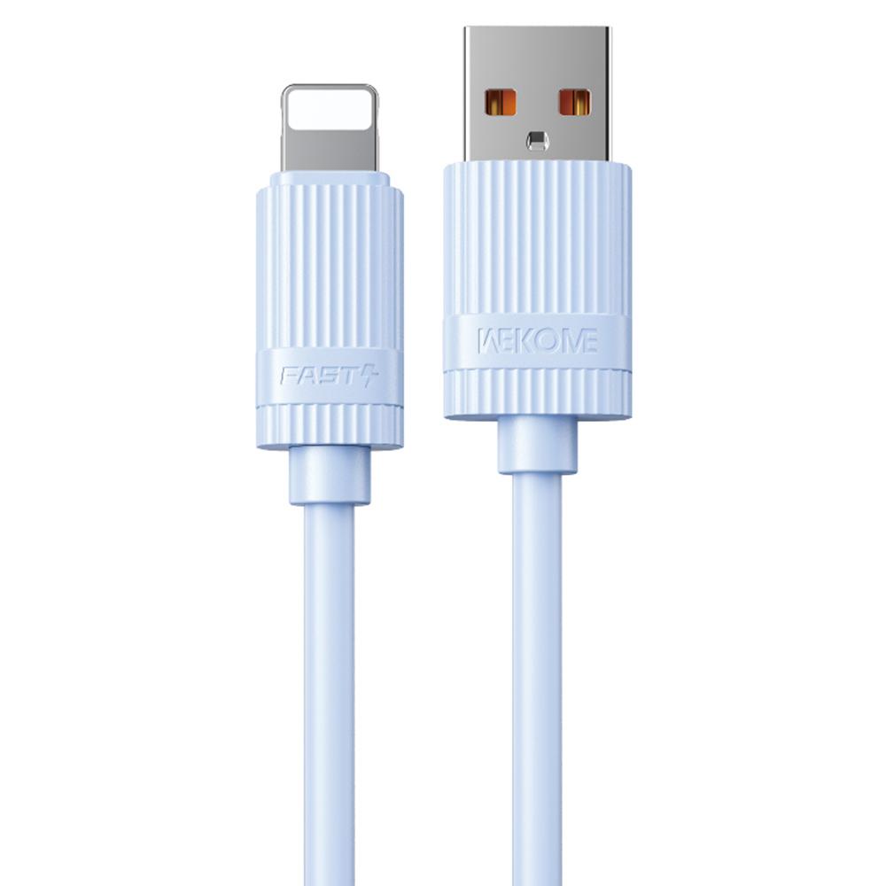 

WEKOME WDC-52i USB to Lightning Cable 12W 480Mbps Elastic Liquid Silicone Fast Charging Data Cable A