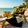 Borussia Dortmund Customize Your Name Beach Towel Super Soft Microfiber Quickdry Fabric