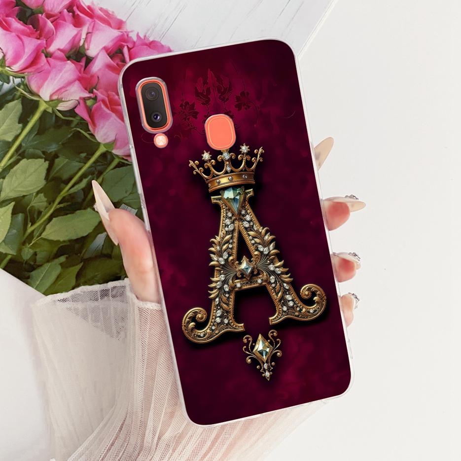 For Samsung Galaxy A20e Case SM-A202F Cute Crown Letters Cover Soft Slim Phone Case For Samsung A20 A 20e 20 S Galaxy A20s Shell