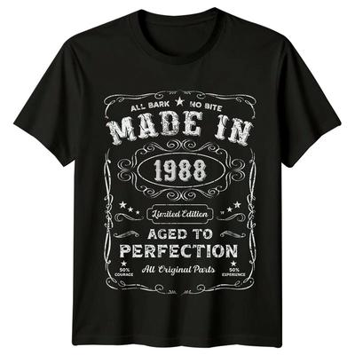 Made In 1988 Mens T Shirt 38th Birthday Gift Vintage Thirtyeight Year Old Unisex T-Shirt