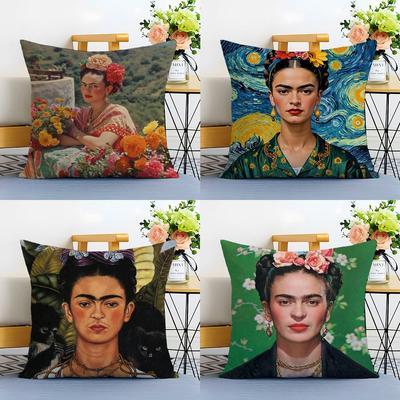 FFrida Kahlo SINGER Pillow Case Antidustmite Invisible Zipper Sofa Bed
