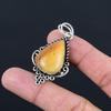 925 Sterling Silver Pear Mookaite Stone Birthday Engagement Anniversary Pendant