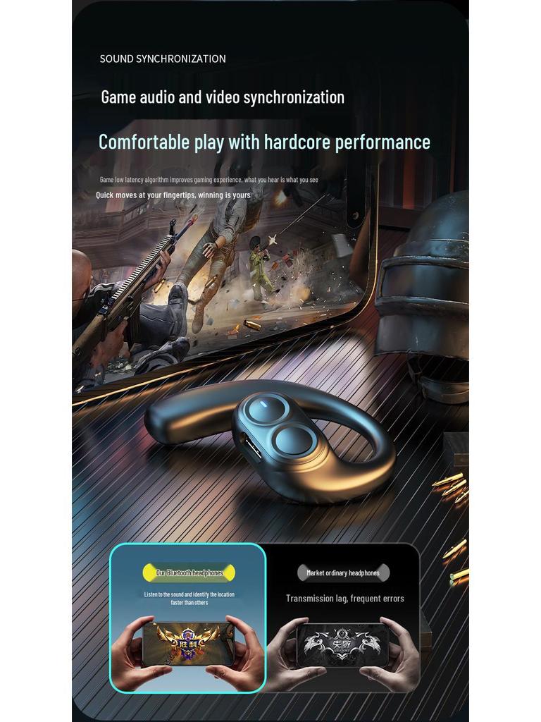 New LX9 Bluetooth Earbuds: In-Ear, Clip-On, Dual Speaker Stereo with External Sound